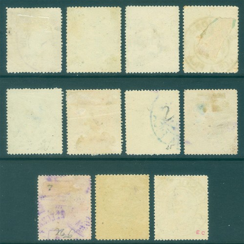 COSTA RICA 1889 UPU - President Soto Alfaro complete set Scott # 25-34 used F/VF - Picture 2 of 2