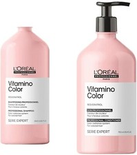 L'OREAL SERIE EXPERT VITAMINO SHAMPOO 1500ML & CONDITIONER 750ML DUO - FREE P&P