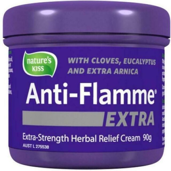 Nature's Kiss 90g Anti Flamme EXTRA Herbal Relief Creme for sale online