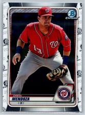 2020 Bowman Chrome Drew Mendoza Rookie Washington Nationals RC #BCP-71