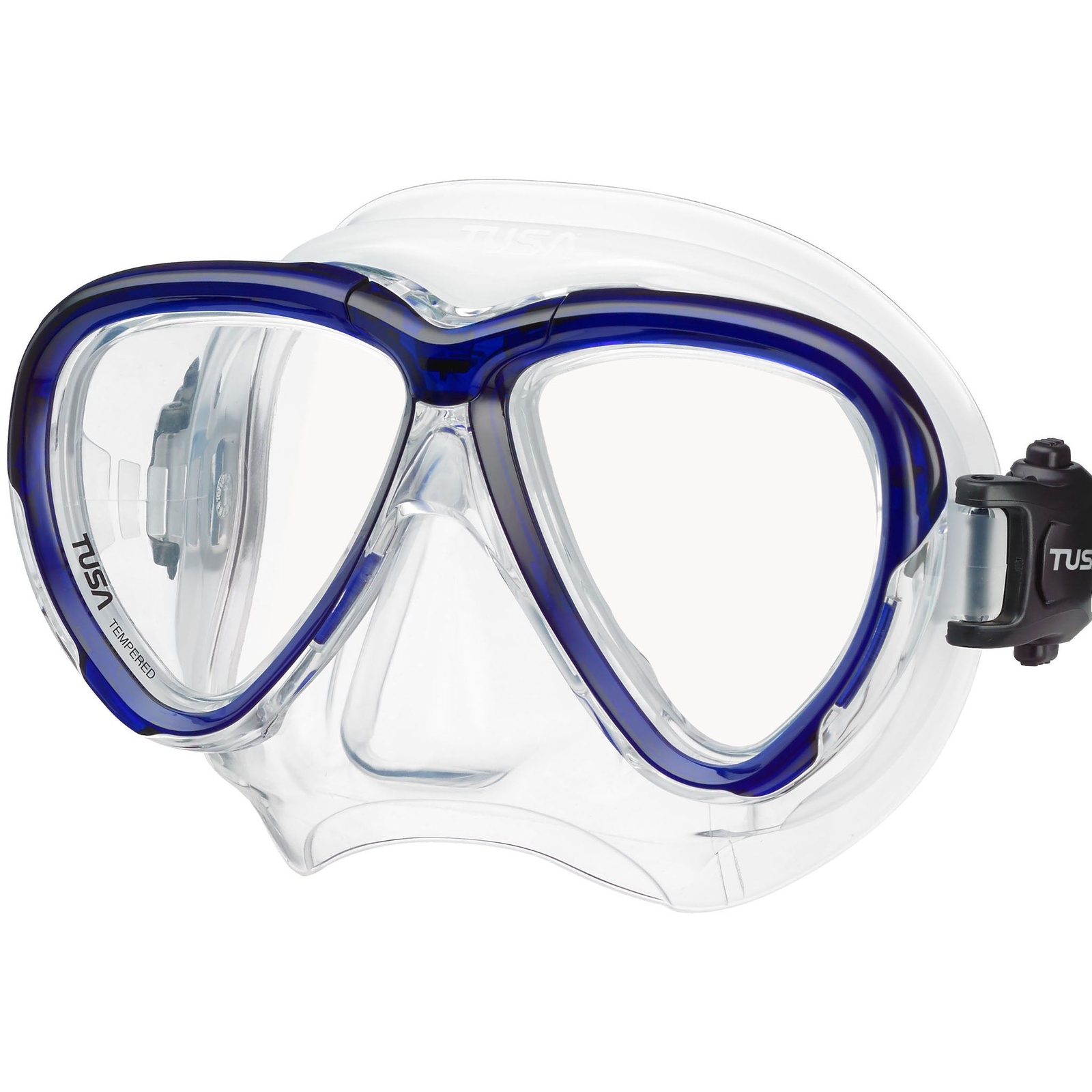 Tusa Intega Mask for Scuba Diving and Snorkelling - Cobalt Blue