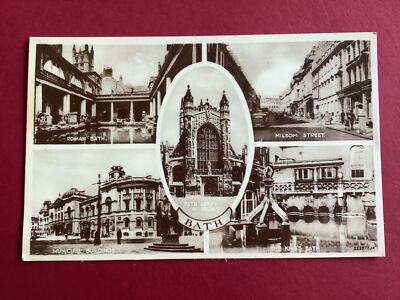 UK Bad Szenen Vintage Postkarte R46403