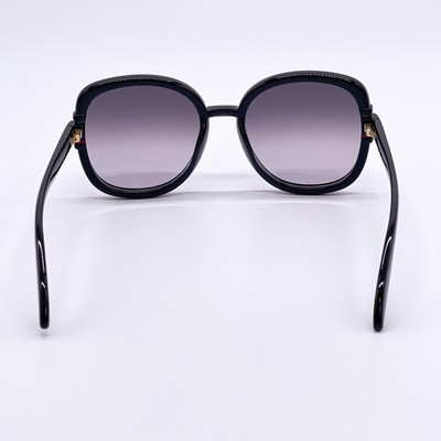 NEW GUCCI SUNGLASSES GG1068SA 001 BLACK OVERSIZED WOMEN display picture 3