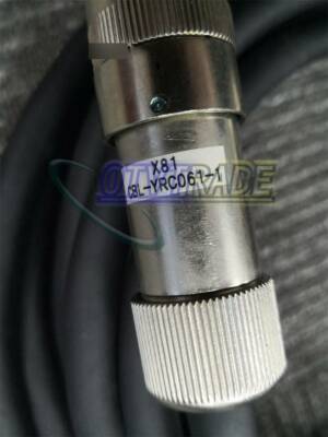 1PCS CBL-YRC061-1 MOTOMAN DX100 Robot Teach Pendant Cable Line Black 8m USED