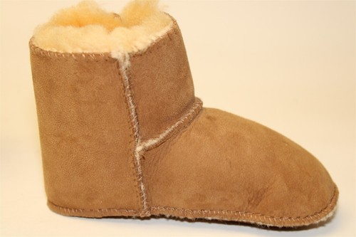UGG Erin NEW Toddler Girls Large Easy On Suede Shearling Soft Sole Booties 5202 - Picture 6 of 24