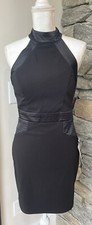 NWT Macy's Little Black Dress by City Studio - high neck, open back size 9
