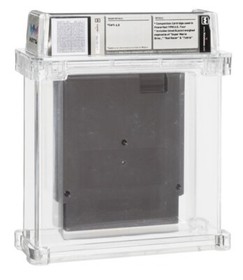 1990 NINTENDO WORLD CHAMPIONSHIPS NES CARTRIDGE GREY WATA 6.5 THE HOLY GRAIL!