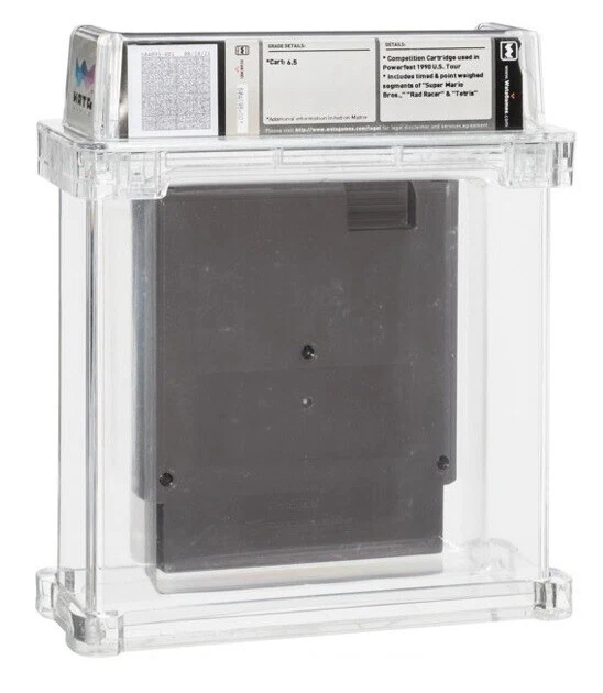 1990 NINTENDO WORLD CHAMPIONSHIPS NES CARTRIDGE GREY WATA 6.5 THE HOLY GRAIL! - Image 2 of 2