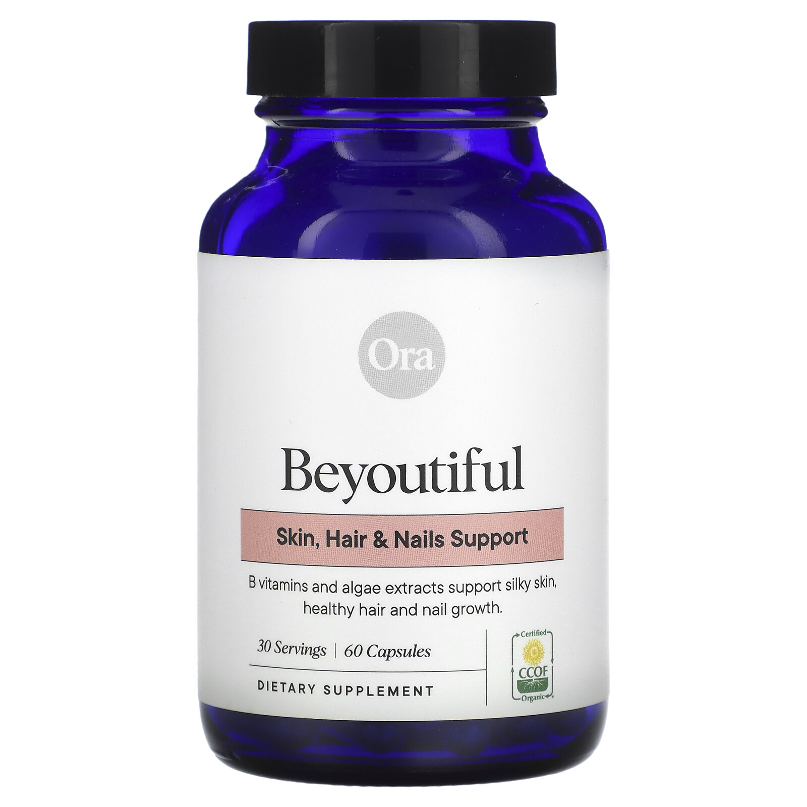 Beyoutiful, для ухода за кожей, волосами и ногтями, 60 капсул