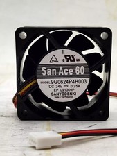 SANYO 9G0624P4H003 6025 DC24V 0.25A 6CM 4-Pin Inverter Cooling Fan