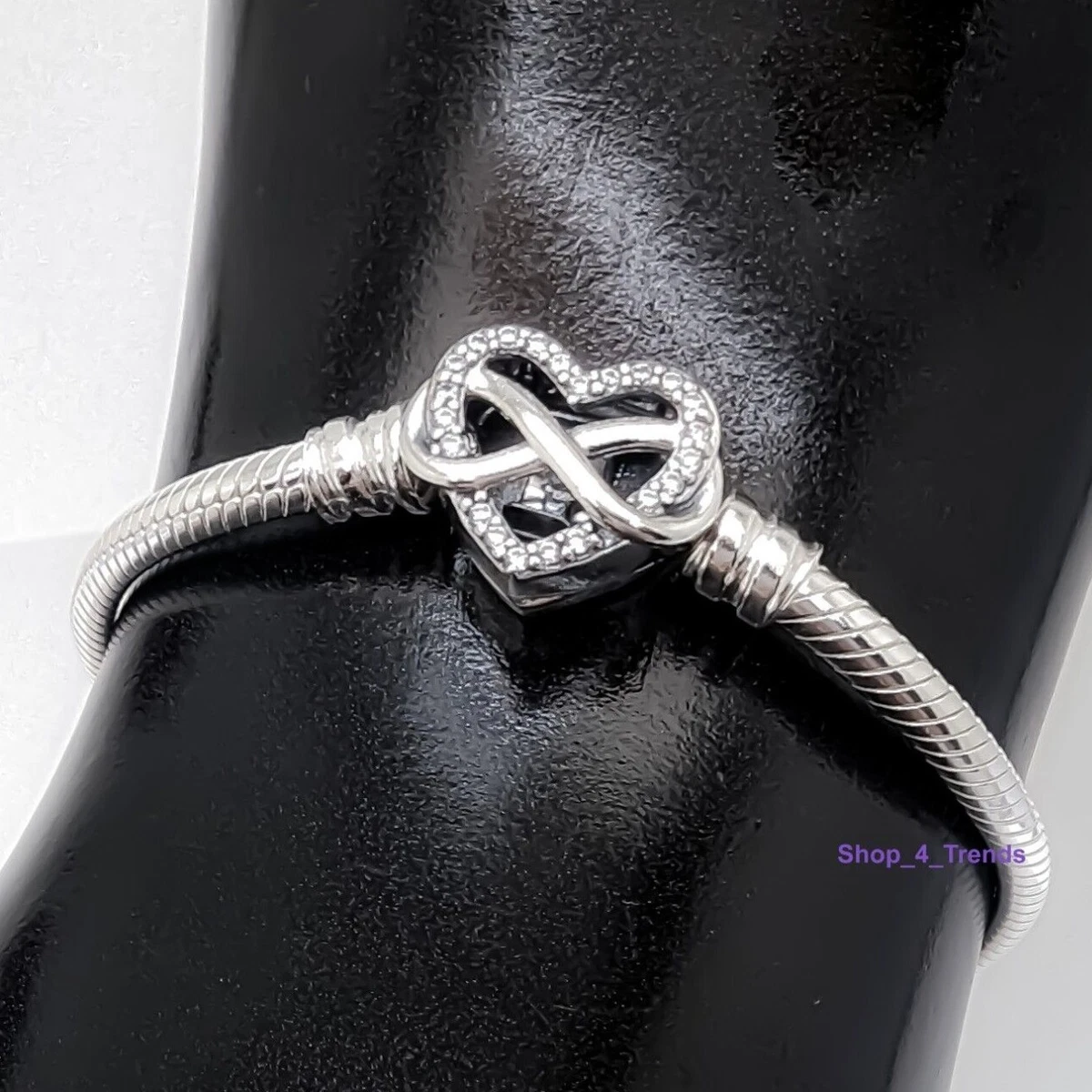 PANDORA : Pandora Moments Sparkling Infinity Heart Clasp Snake