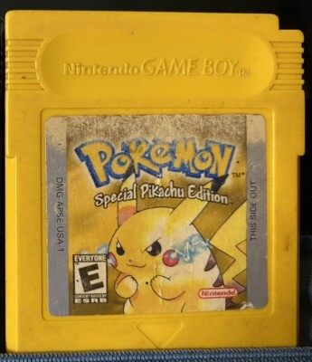1999 Pokemon Yellow Special Pikachu Edition GameBoy NINTENDO 1@ Cartridge