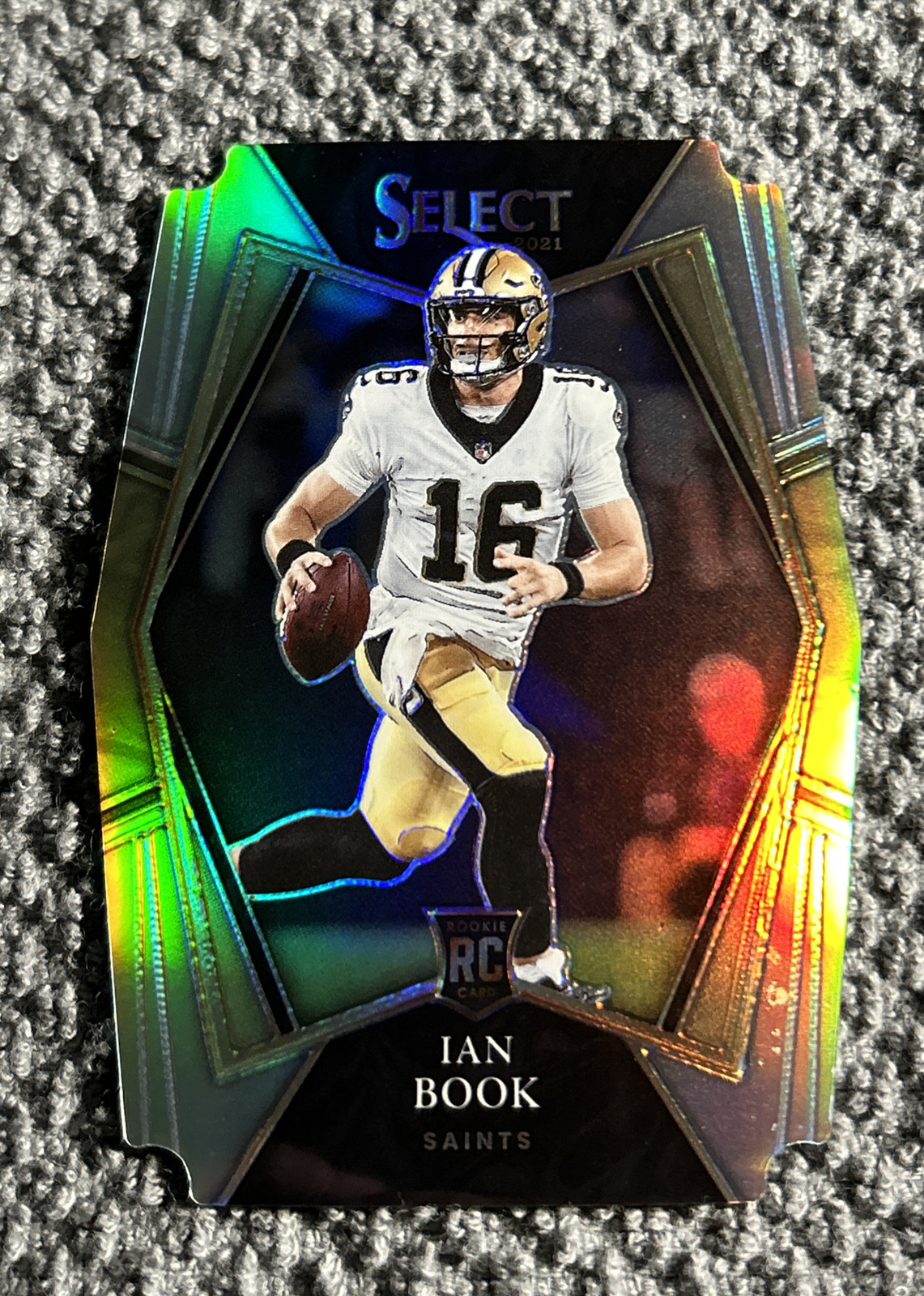 2021 Select Ian Book Premier Level Silver Prizm Die Cut Rookie RC #179 Saints