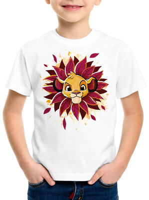 King Simba Kinder T-Shirt hakuna löwe afrika savanne