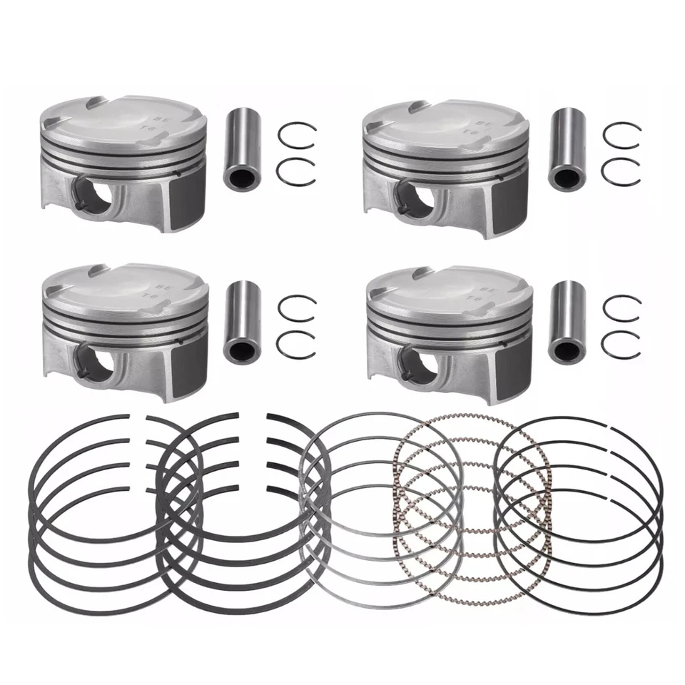 Set of 4 STD G4FJ Piston & Rings for Kia Soul Forte 5 Hyundai Elantra 2017-2020 - Imagem 3 de 4
