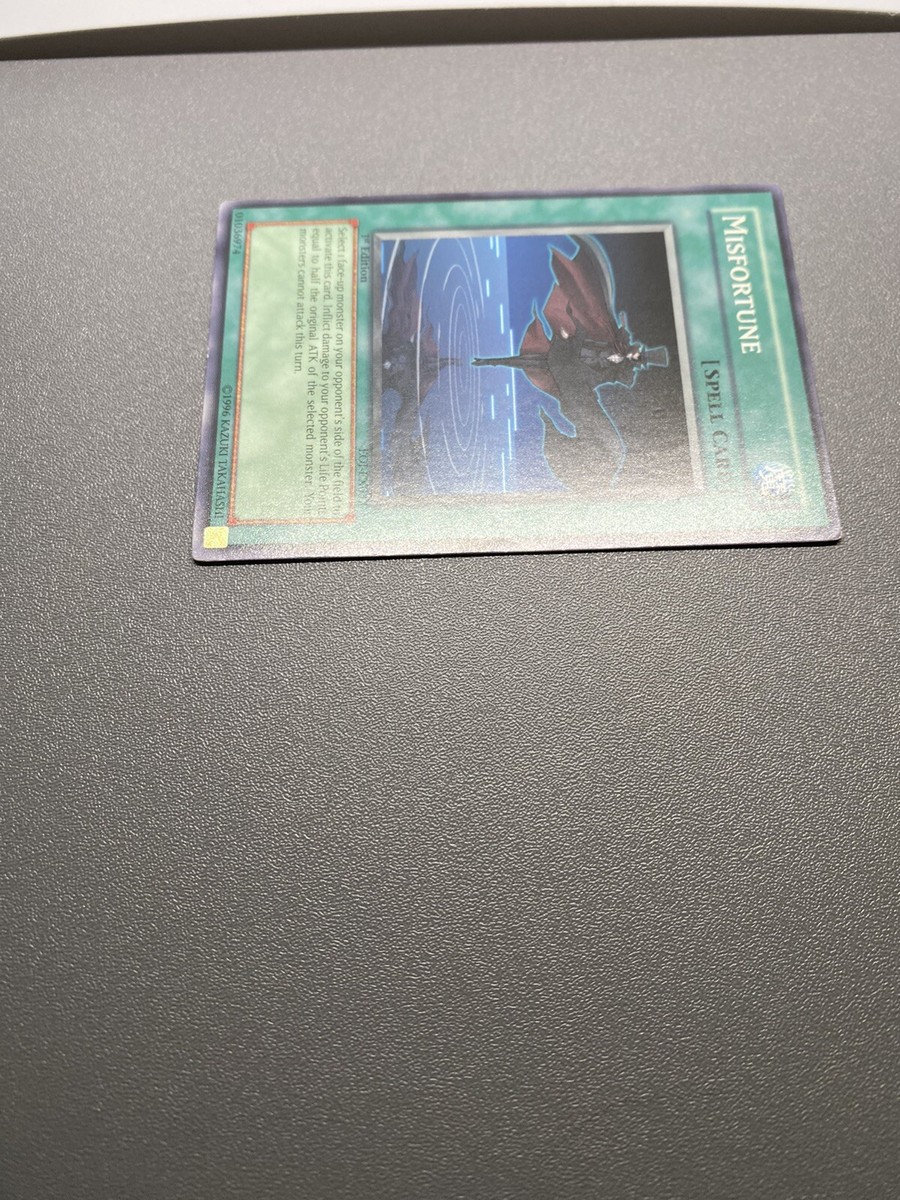 Carta YuGiOh Misfortune Carta Yu-Gi-Oh! Misfortune - Enemy Of Justice - 1  Edicin Comn | EOJ-EN037