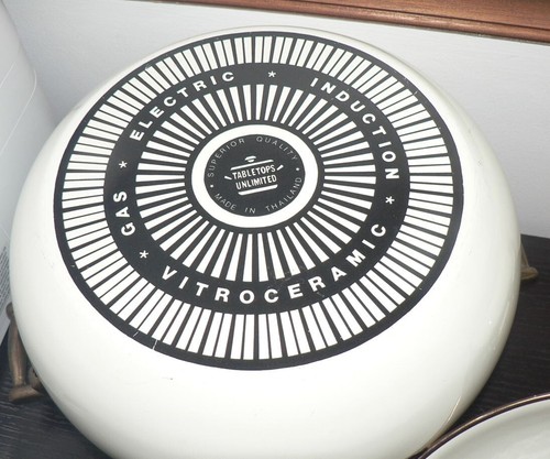 Tabletops Unlimited Kensington Garden Vitroceramic 2 Dutch Oven Pots with Lids - Picture 5 of 6