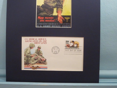 Zu Ehren des Armee-Krankenschwesterkorps und ihrer Heldentaten im Zweiten Weltkrieg und Cover des ersten Tages - Bild 2 von 2