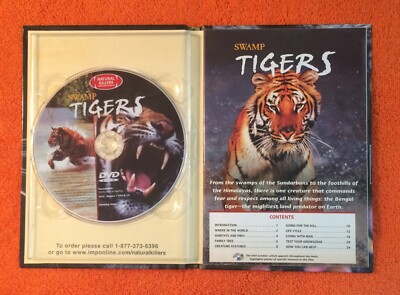  Swamp Tigers Nature Documentary DVD & Booklet     Free Fast Shipping!  VG+