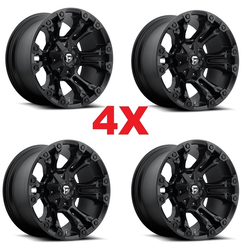 20 FUEL VAPOR BLACK WHEELS RIMS 33 12.50 20 MT GRIPPER TIRES GMC SIERRA ...