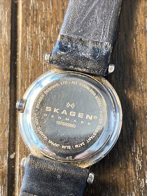 skagen denmark ladies watch 107sssbd Scratch Lens Running  display picture 3