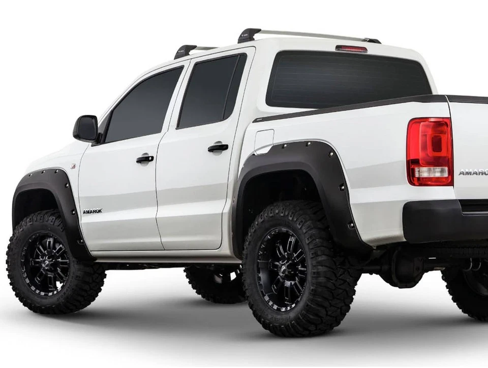 Husky Pocket Style Fender Flares Fits 2011-2016 Volkswagon Amarok 5'1" Bed 4pc - Изображение 2 из 4
