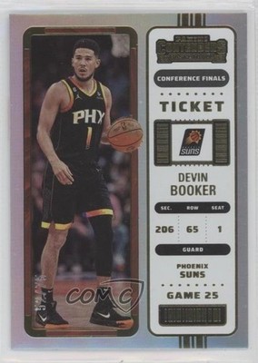 2022-23 Panini Contenders Conference Finals Ticket 52/75 Devin Booker #67 r7o