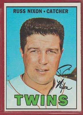 1967 Topps #446 Russ Nixon - Minnesota Twins - Set Break - 446   