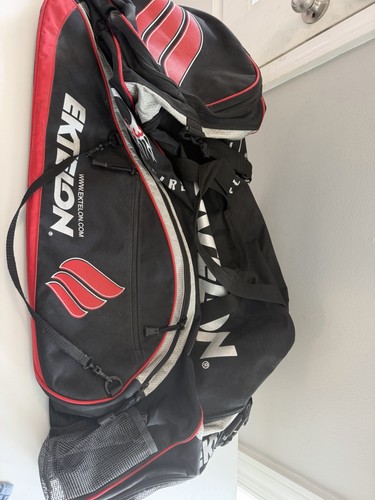 Ektelon Racquetball Pickleball Paddle Carry Bag Black Red Shoulder Strap