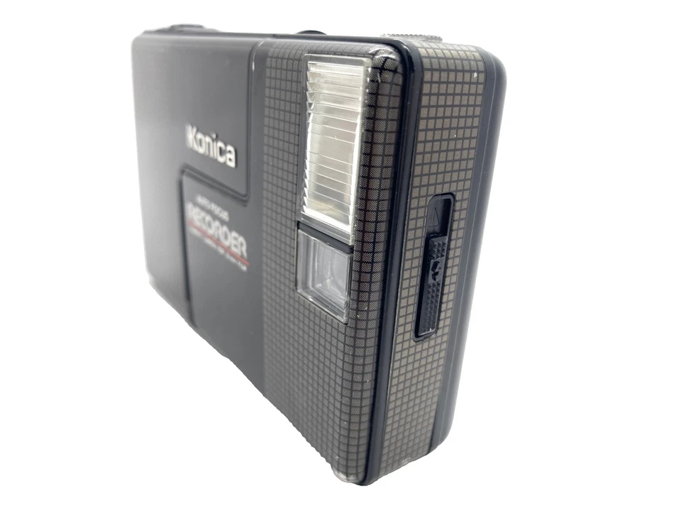 [TODO funciona] Grabadora Konica negra 35 mm medio fotograma cámara fotográfica de JAPÓN Foto 3 de 4