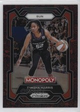 2024 Panini Prizm Monopoly WNBA Classic Icons Red Prizm Tyasha Harris #24 15ts