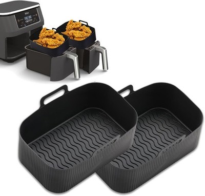 Silikonform Airfryer 2er Ninja Foodi AF400EU AF300EU Heißluftfritteuse Backform
