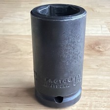 Proto Professional 1-1/16" Deep Impact Socket 3/4" Drive 6 Point 07517-L USA