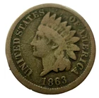 New Listing1863 Indian Head Cent / Civil War Era / Type Set Coin #I635