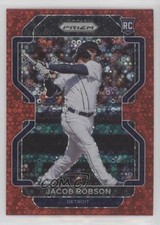 2022 Panini Prizm Red Donut Circle Prizm 30/99 Jacob Robson #60 06rp