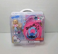 Disney I Love Stitch ILY 4Ever Tote Teenies TARGET Mini Doll Purse Series 1 Pink