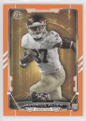 2015 Bowman Rookies Orange 86/299 Javorius Allen #60 RC 1s8