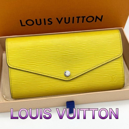 Louis Vuitton Sarah Epi Long Wallet Yellow Excellent From Japan
