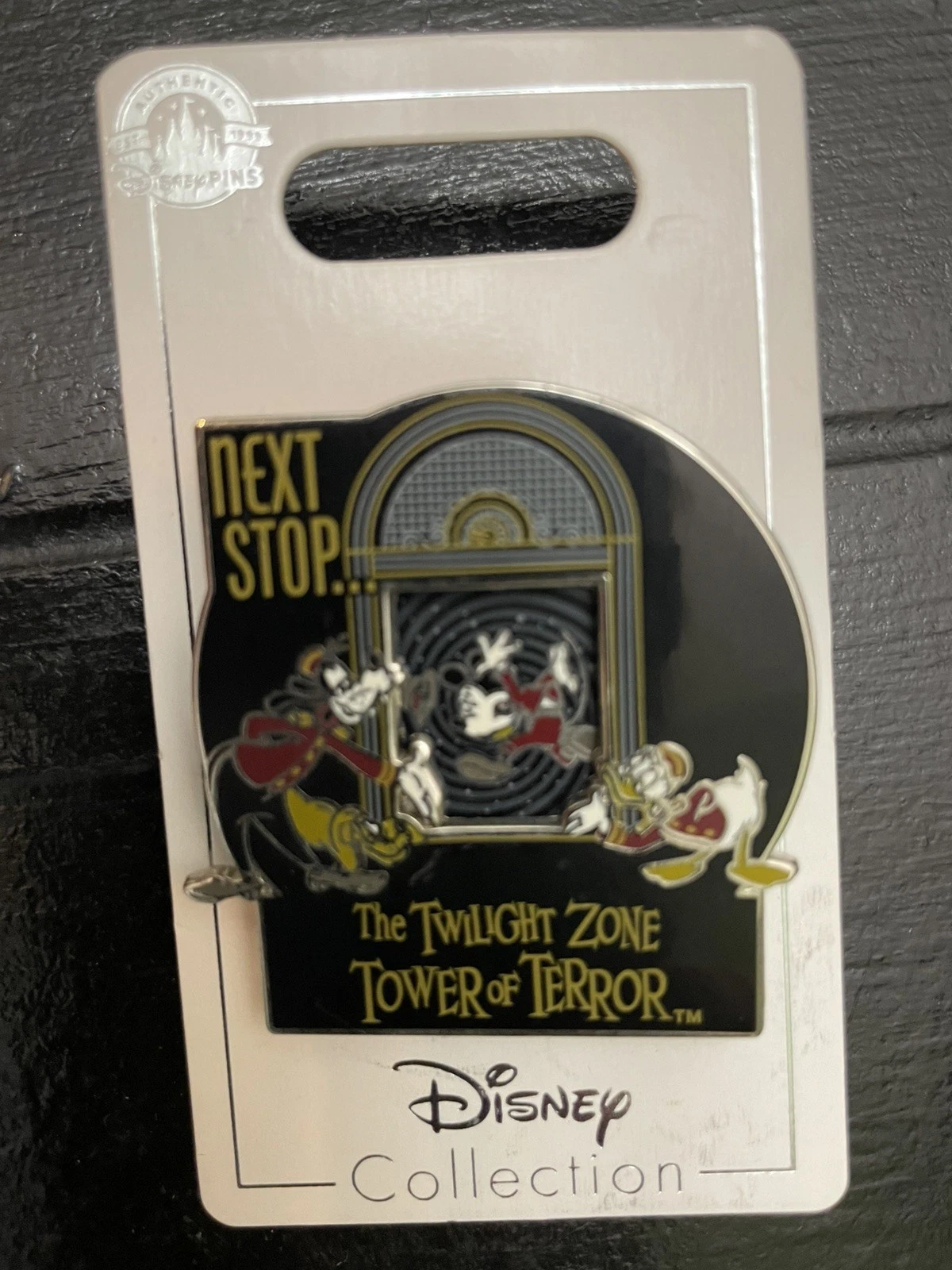 Disney Theme Park Pin Next Stop Twilight Zone Tower of Terror Ride Attraction