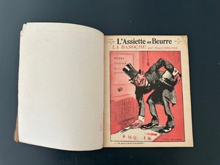 reliure éditeur L'ASSIETTE AU BEURRE N°41 (178.177.176.175) de 1904 Roubille...