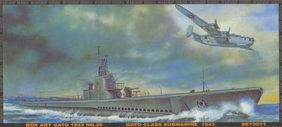 AFV Club SE73511 1:350 USS Gato Class Clas U-Boot 1943