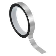 Metalized Polyester Film Tape 9/16 in x 55 Yards Matte Silver