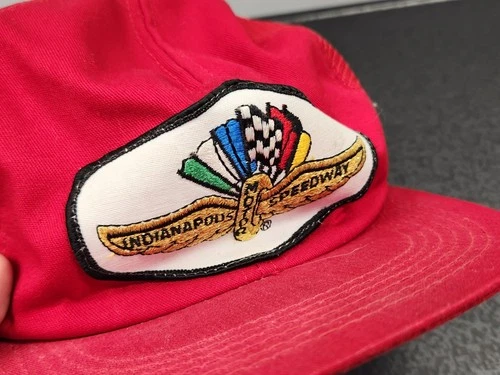 Vtg K-Product Indianapolis Motor Speedway Trucker Snapback Hat Cap USA Made READ image 2