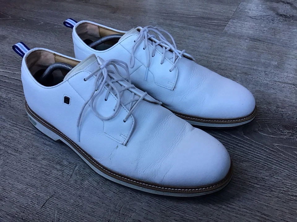 FootJoy Men’s Size 13 M Dryjoys Premiere Series Field Golf Shoes - White 54355 - Image 2 of 4