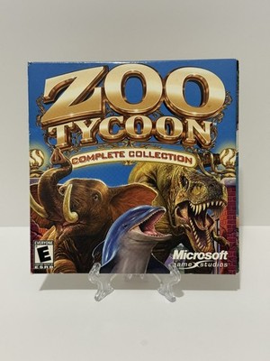 Zoo Tycoon Complete Collection (PC Game, 2003, 2-Disc Set) W/ Slipcover