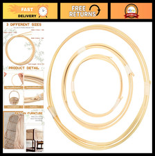 6ft Chair Caning Supplies Kit - 3 Pcs Round Reed Spline Rattan Repair for DIY We