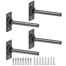 SYL Fitness Wall Mounted Weight Plate Holder, Wall Weight Storage Rack Availa...