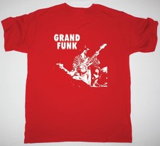 GRAND FUNK RAILROAD BAND Shirt Classic Red Unisex S-5XL 2AG0025