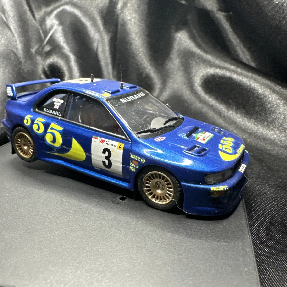 ミニカー rally car collection SUBARU cm's RALLY CAR COLLECTION SUBARU IMPREZA WRX Acropolis C.Sainz SS