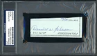 Dennis Johnson Signed Cut Sig From Check Seattle Sonics PSA/DNA